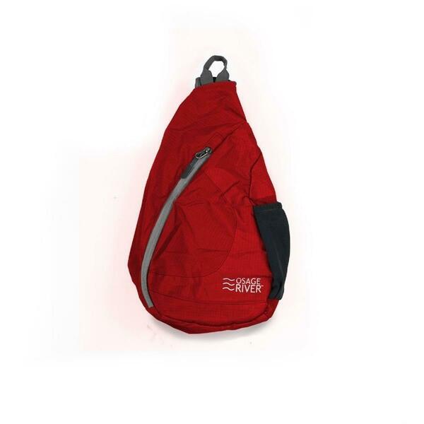 Osage River Gear Taber Sling Bag - Red and Gray 1107991